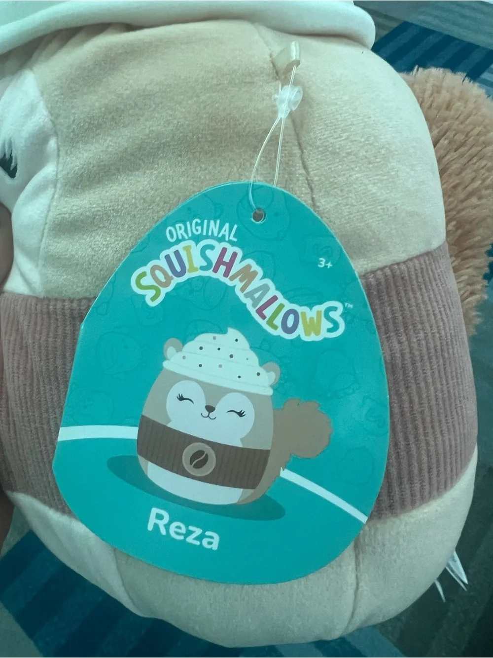 Squishmallows Reza Latte Squirrel 8